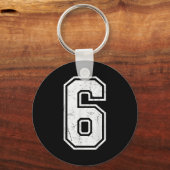Number 6 Matching 67 Meme Costume Men Women Kids Schlüsselanhänger (Vorderseite)