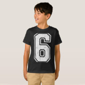 Number 6 Matching 67 Meme Costume Men Women Kids T-Shirt (Vorne ganz)