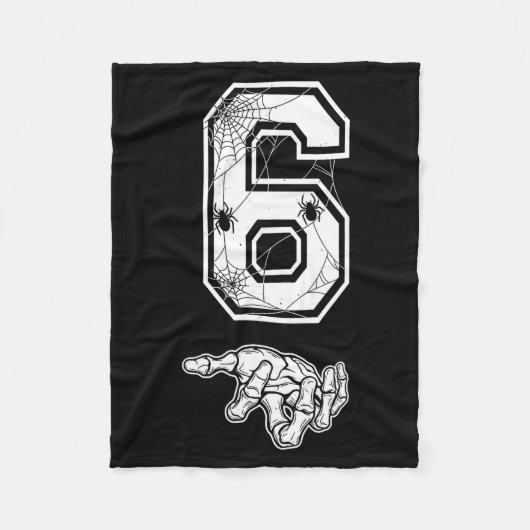 Number 6 Matching 67 Meme Couples Halloween Costum Fleecedecke (Vorderseite)