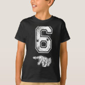 Number 6 Matching 67 Meme Couples Halloween Costum T-Shirt (Vorderseite)