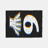 Number 6 Matching 67 Meme Halloween Costume Men Wo Fleecedecke (Vorderseite (Horizontal))