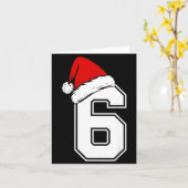 Number 6 Matching Six Seven 6 7 Meme 6 7 Christmas Karte (Gelbe Blume)