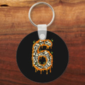 Number 6 Six Seven 6 7 Meme Funny Design Couples H Schlüsselanhänger (Vorderseite)