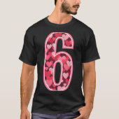 Number 6 Tee Six Seven 6 7 67 Valentines Matching  (Vorderseite)