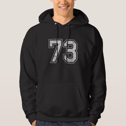 Number 73 hoodie (Vorderseite)