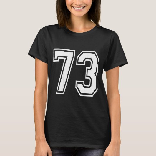Number 73 T-Shirt (Vorderseite)