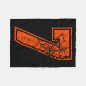 Number 7 67 Meme Halloween Pumpkin Costume Matchin Fleecedecke (Vorderseite (Horizontal))