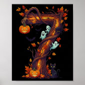 Number 7 67 Meme Halloween Pumpkin Costume Matchin Poster (Vorne)