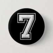 Number 7 67 Meme Matching  Button (Vorderseite)