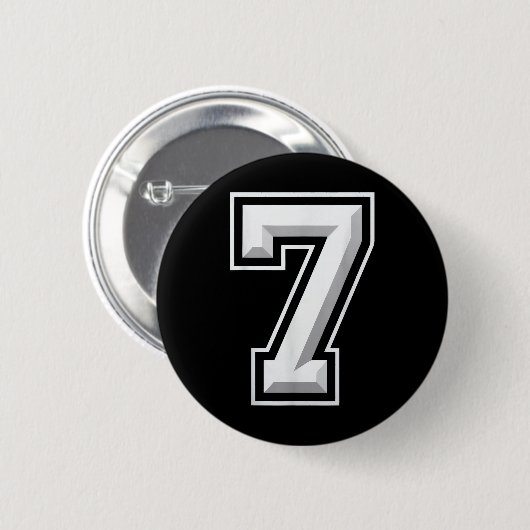 Number 7 67 Meme Matching  Button (Vorne & Hinten)