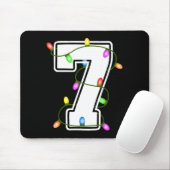 Number 7 7th Birthday Boy Christmas Happy Birthday Mousepad (Mit Mouse)