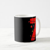 Number 7 Christmas 6 7 Matching 67 Meme Men Women Kaffeetasse (VorderseiteRechts)