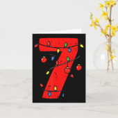 Number 7 Christmas 6 7 Matching 67 Meme Men Women  Karte (Gelbe Blume)