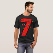 Number 7 Christmas 6 7 Matching 67 Meme Men Women T-Shirt (Vorne ganz)