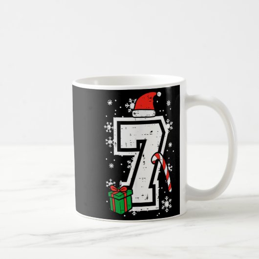 Number 7 Christmas 6 7 Xmas Matching 67 Meme Men W Kaffeetasse (Rechts)