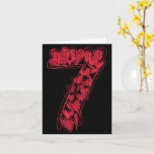 Number 7 - Cute 67 Matching Valentine Karte (Gelbe Blume)