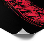 Number 7 - Cute 67 Matching Valentine Poster (Ecke)