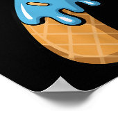 Number 7 Eis Drip 67 Meme Paar passende Ha Poster (Ecke)