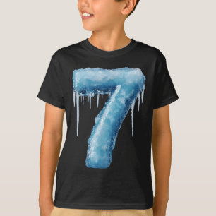 Number 7 Fire Ice Number Six Seven Meme 67 Alpha S T-Shirt
