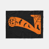 Number 7 Funny Meme Saying 6 7 Six Seven Halloween Fleecedecke (Vorderseite (Horizontal))