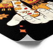 Number 7 Funny Meme Saying 6 7 Six Seven Turkey Th Poster (Ecke)