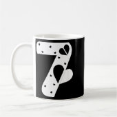 Number 7 Hearts Love 67 Couple Matching Christmas  Kaffeetasse (Links)