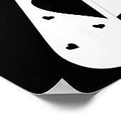 Number 7 Hearts Love 67 Couple Matching Christmas  Poster (Ecke)