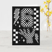 Number 7 Matching 67 Meme Checkered Costume Kids  Karte (Gelbe Blume)