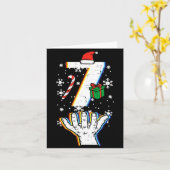 Number 7 Matching 67 Meme Christmas 6 7 Xmas Men W Karte (Gelbe Blume)