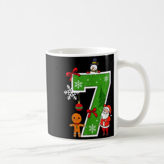 Number 7 Matching 67 Meme Christmas Costume Men Wo Kaffeetasse (Rechts)
