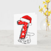 Number 7 Matching 67 Meme Christmas Costume Men Wo Karte (Gelbe Blume)