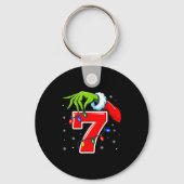 Number 7 Matching 67 Meme Christmas Elf Hand Boys Schlüsselanhänger (Vorderseite)