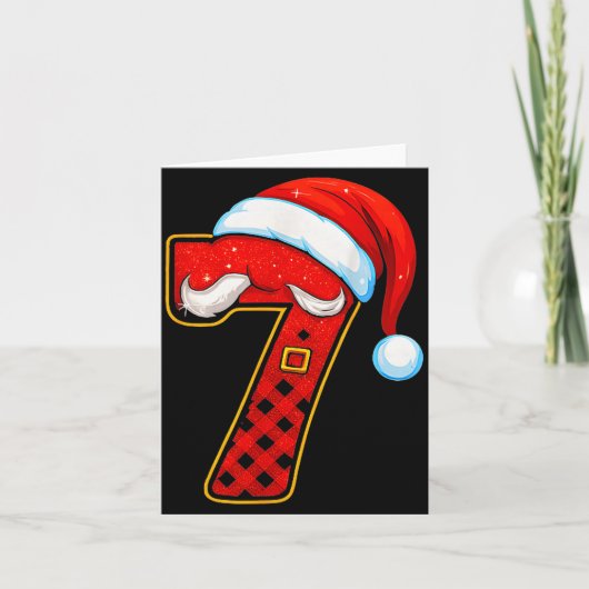 Number 7 Matching 67 Meme Christmas Pajamas Men Wo Karte (Vorderseite)