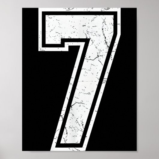 Number 7 Matching 67 Meme Costume Men Women Kids Poster (Vorne)