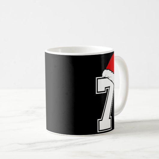 Number 7 Matching Six Seven 6 7 Meme 6 7 Christmas Kaffeetasse (VorderseiteRechts)