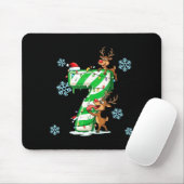 Number 7 Six Seven Gen Z Alpha Slang Ugly Christma Mousepad (Mit Mouse)