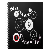 Number Cruncher Notizblock (Vorderseite)