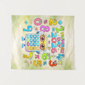 Number Day 2026 Calculator Math Design Wandteppich (Vorderseite (Horizontal))