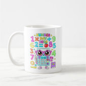 Number Day 2026 Cute Calculator Math Design Kaffeetasse (Links)