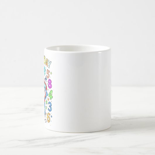 Number Day 2026 Cute Maths Calculator Mug Kaffeetasse (Mittel)