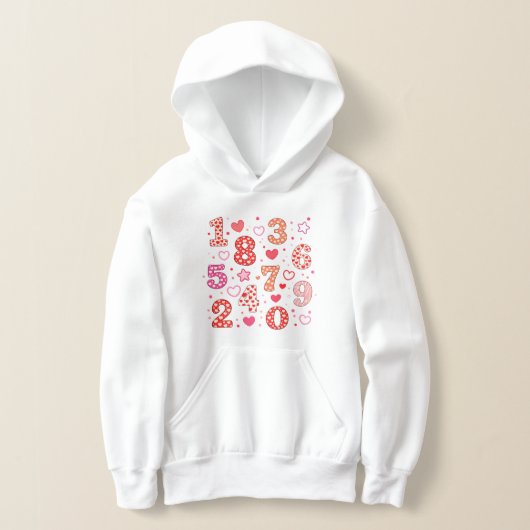 Number Day 2026 Maths Hoodie for Kids (Ablage )