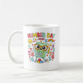 Number Day 2026 Owl Calculator Math Design Kaffeetasse (Links)