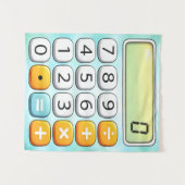Number Day Calculator Math Design Wandteppich (Vorderseite (Horizontal))