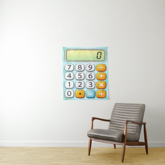 Number Day Calculator Math Design Wandteppich (Beispiel)