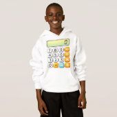 Number Day Classic Calculator Math Hoodie (Vorne ganz)