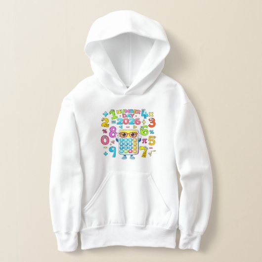 Number Day Colorful Calculator Math Hoodie (Ablage )