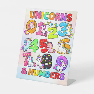 Number Day Funny Cartoon Numbers Design Sockelschild