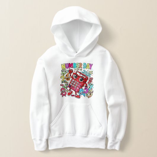Number Day Hoodie for Kids UK Primary School Maths (Ablage )