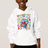 Number Day Kids Hoodie Colourful Maths Calculator (Vorderseite)