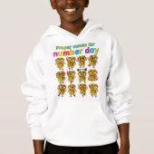 Number Day Kids Hoodie | Maths Movement Activity (Vorderseite)